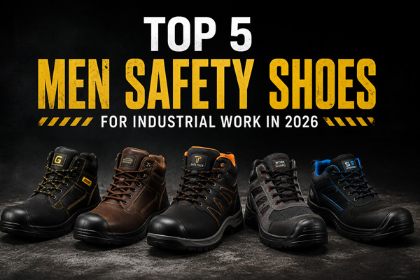 Top 5 Men Safety Shoes for Industrial Work in 2026 Top 5 Men Safety Shoes for Industrial Work in 2026